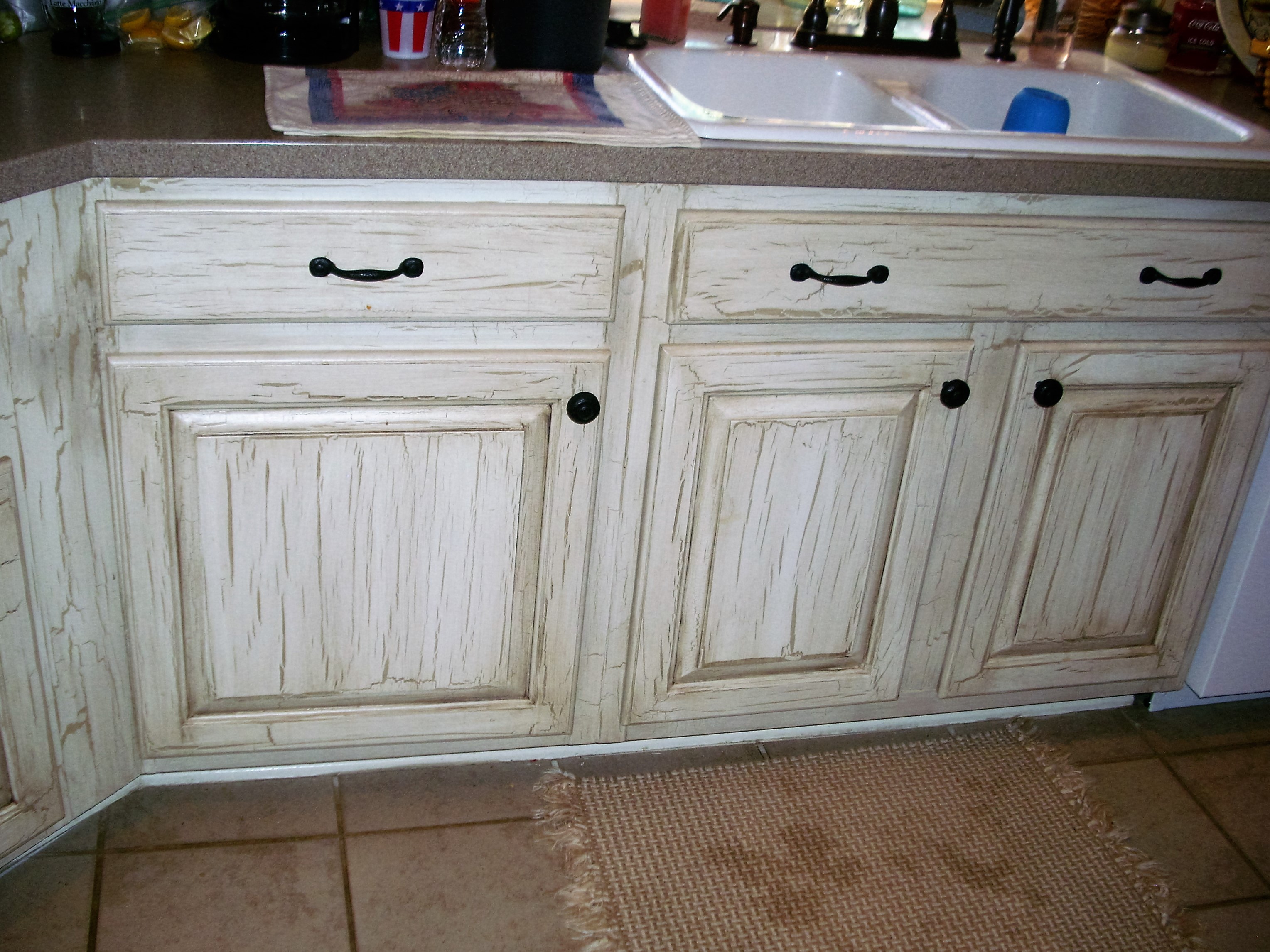 Custom Hand Painted Kitchen Cabinets Houston 832-257-9285